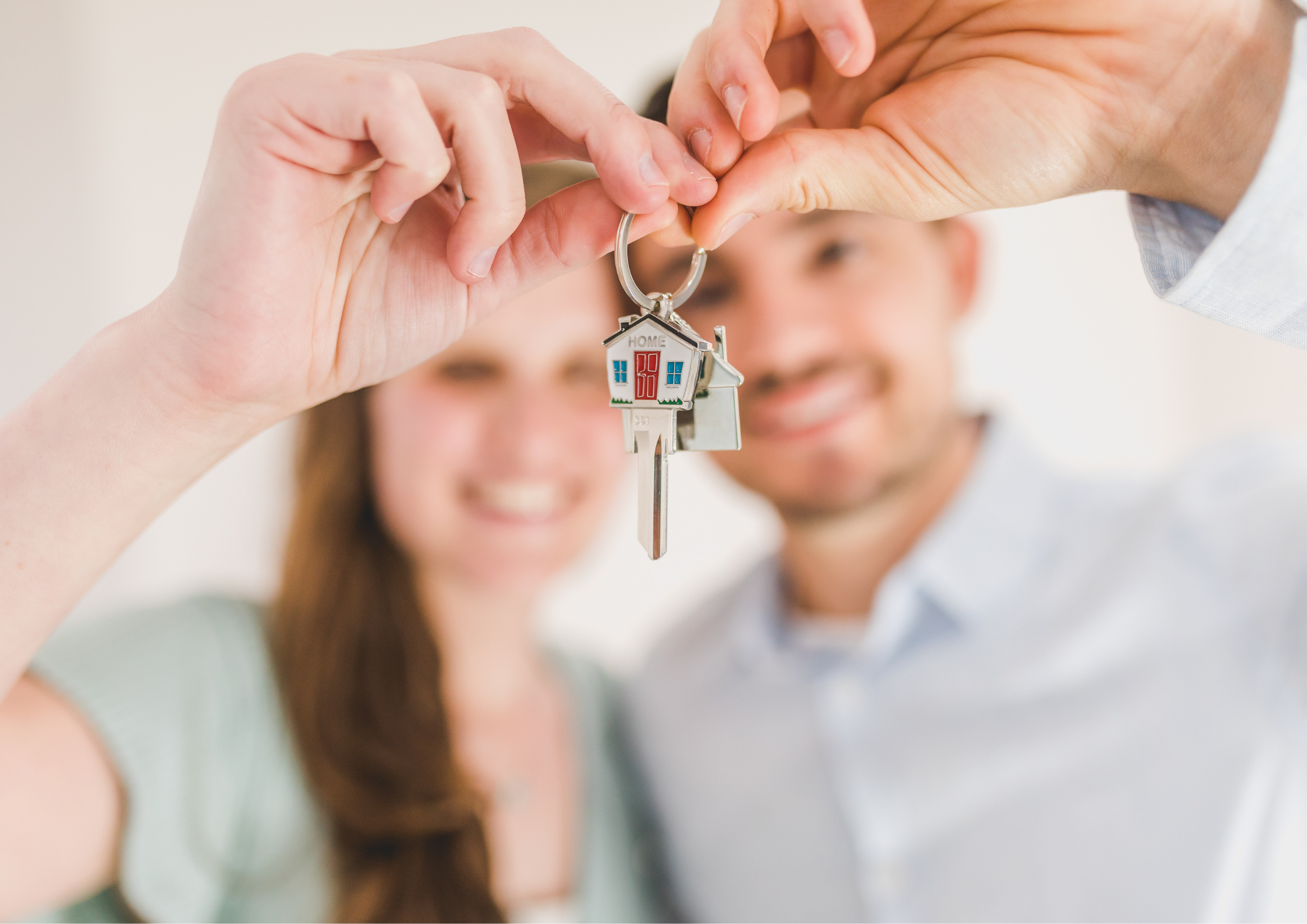 couple holding keys